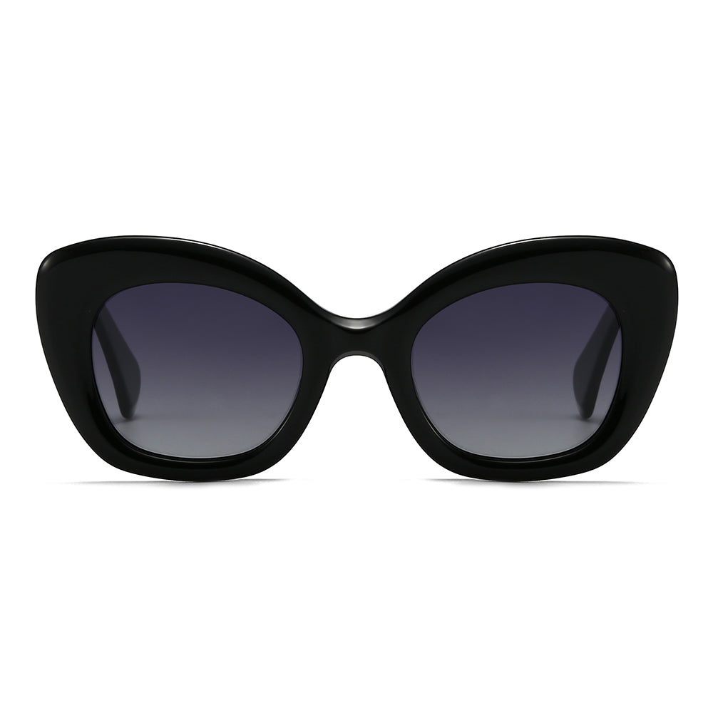 Oversized Acetate Butterfly Sunglasses