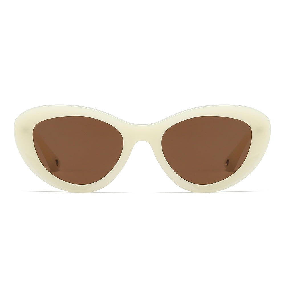 Retro-Vintage Acetate Cat-Eye Tinted Sunglasses