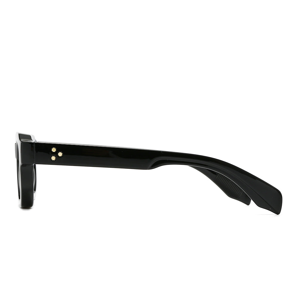 Acetate Rectangle Full-Rim Tinted Sunglasses