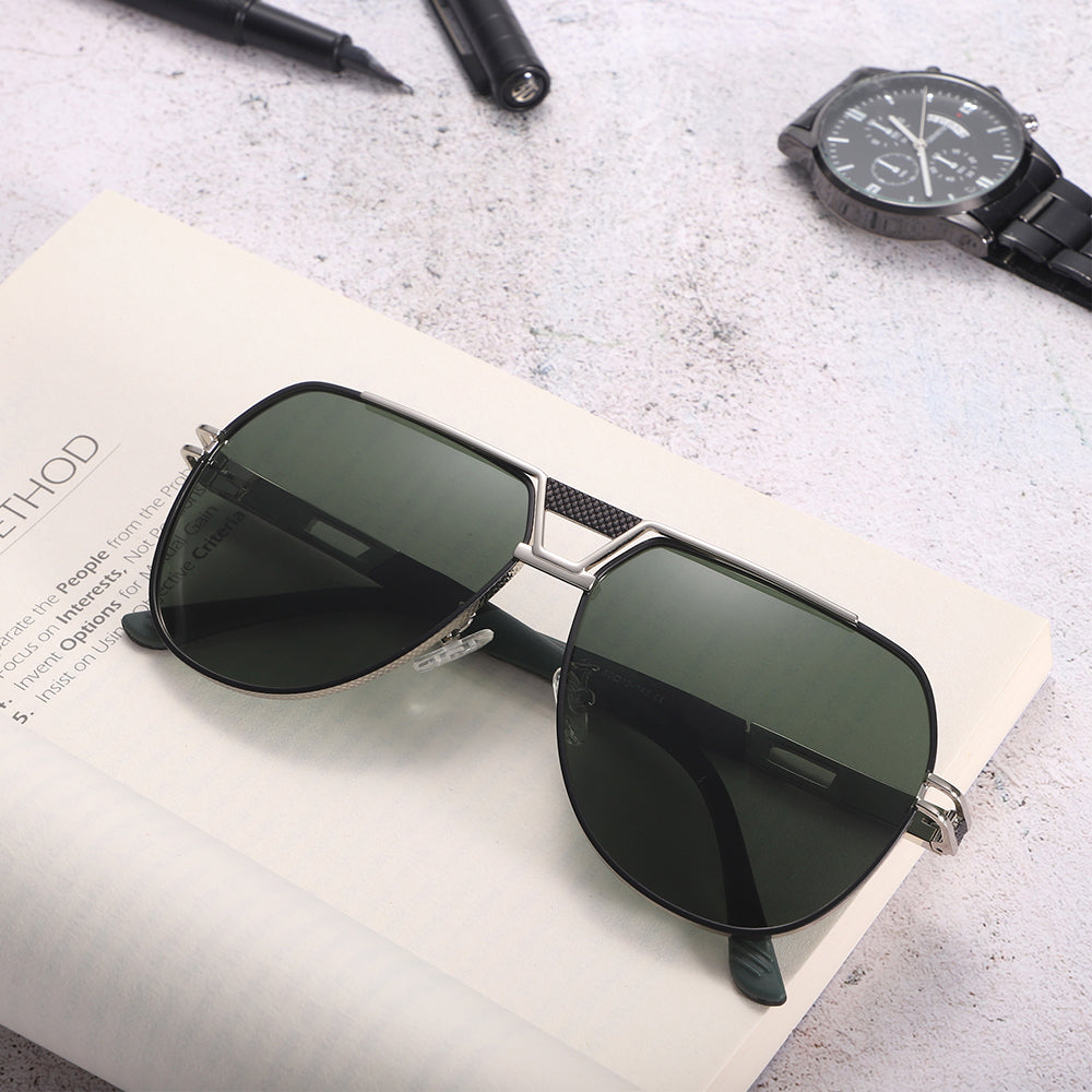 Luxe Polarized Aviator Sunglasses